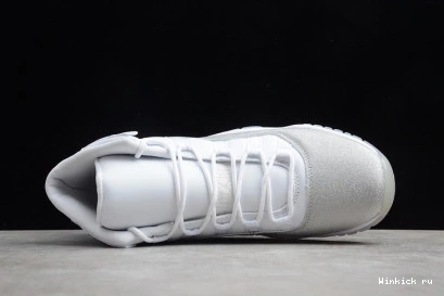 WHITE 11 METALLIC SILVER - JORDAN RETRO 0915
